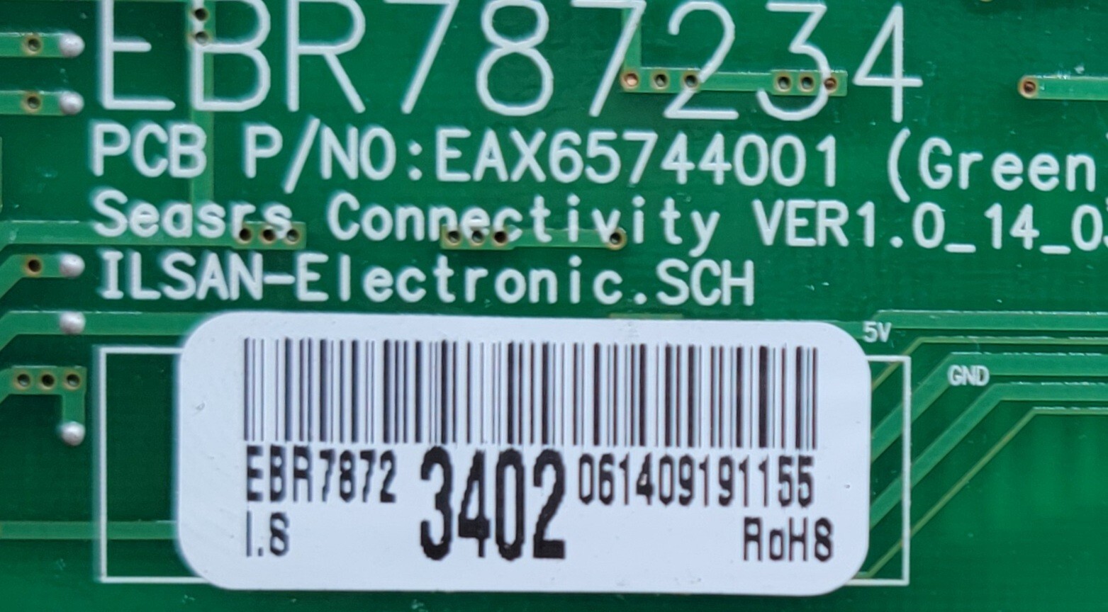 Genuine Refrigerator Kenmore Display Control Board Part#EBR787234