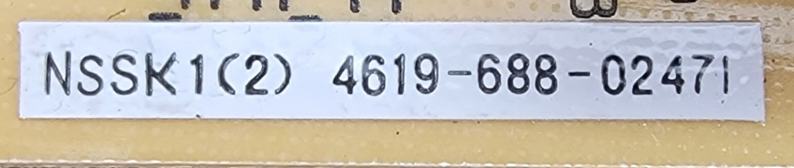 Genuine Microwave Kitchen Aid Control Board Part#4619-688-02471