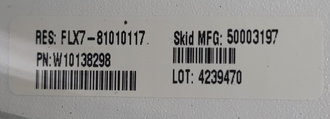 Genuine Dryer Whirlpool Control Panel Part#W10138298 W10255229