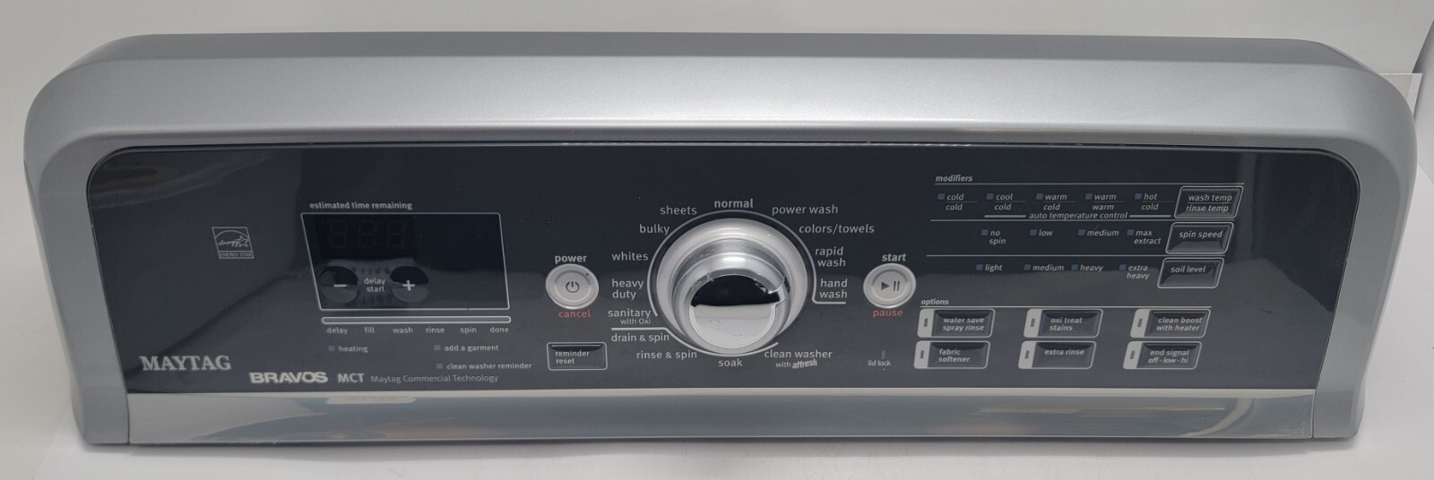 Genuine Washer Maytag Control Panel w/Board Part#W10110212