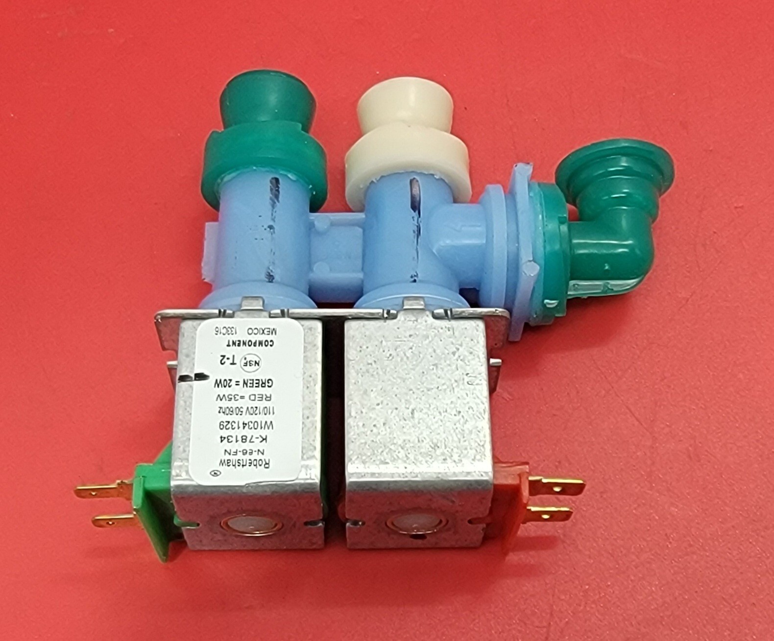 Genuine Refrigerator Whirlpool Water Inlet Valve Part#W10341329
