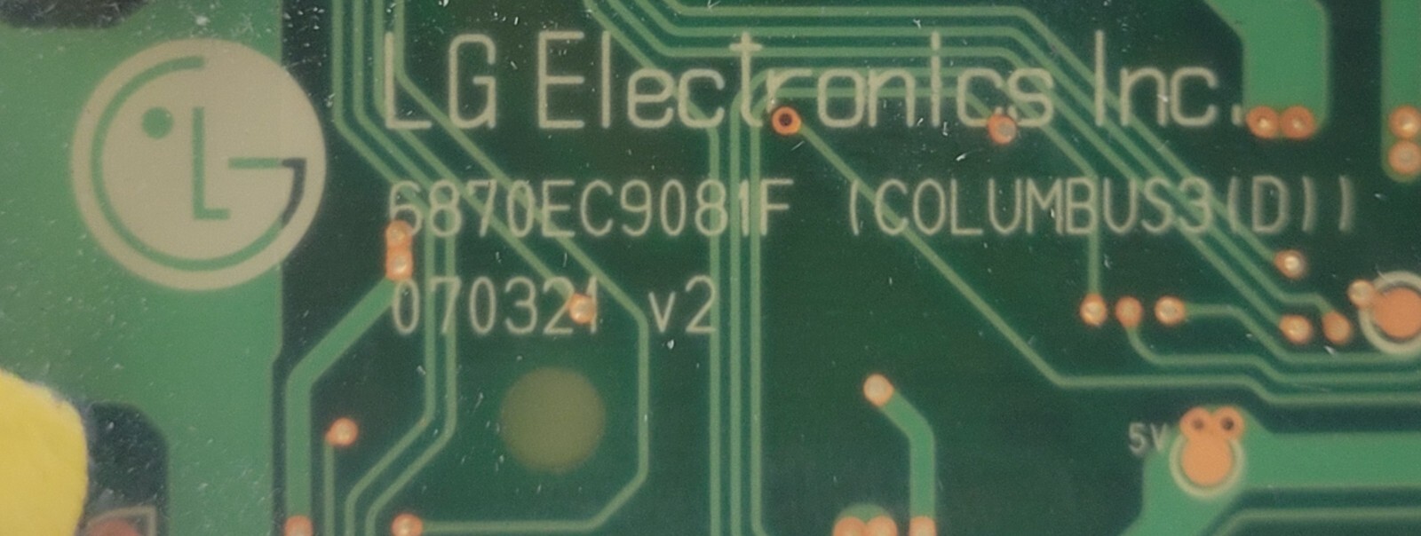 Genuine Dryer LG Circuit Board Part#6871EC2123B 6871EL1004C