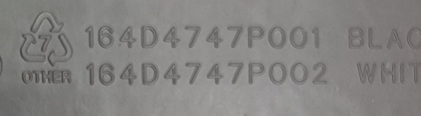 Genuine Oven Monogram Control Panel Part#164D4747P001