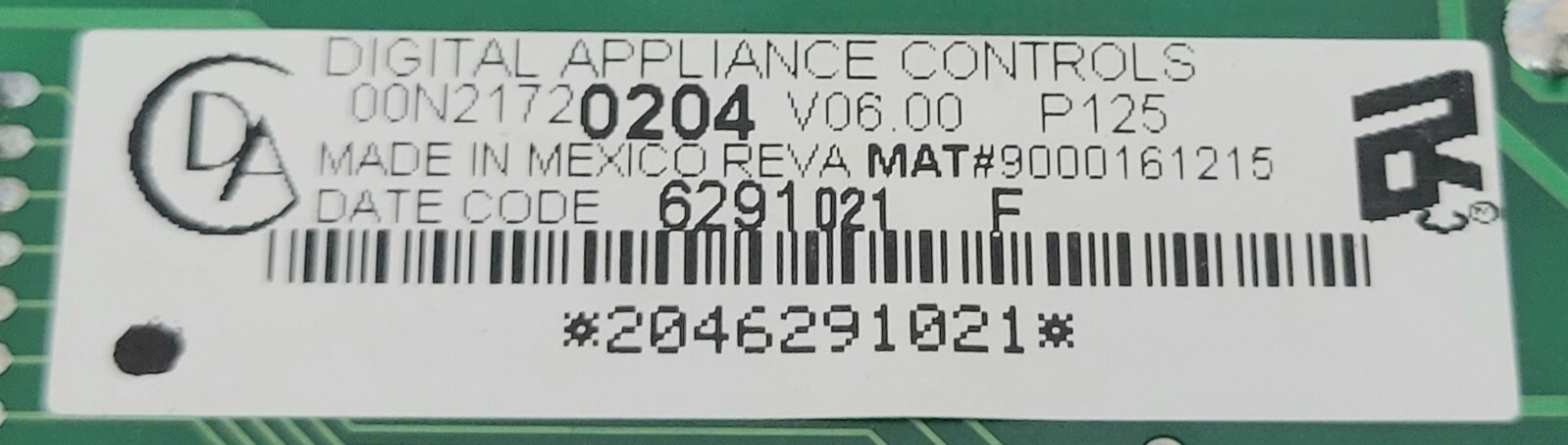 Genuine Double Convection Oven Thermador Digital Control Board Part#00N21720204