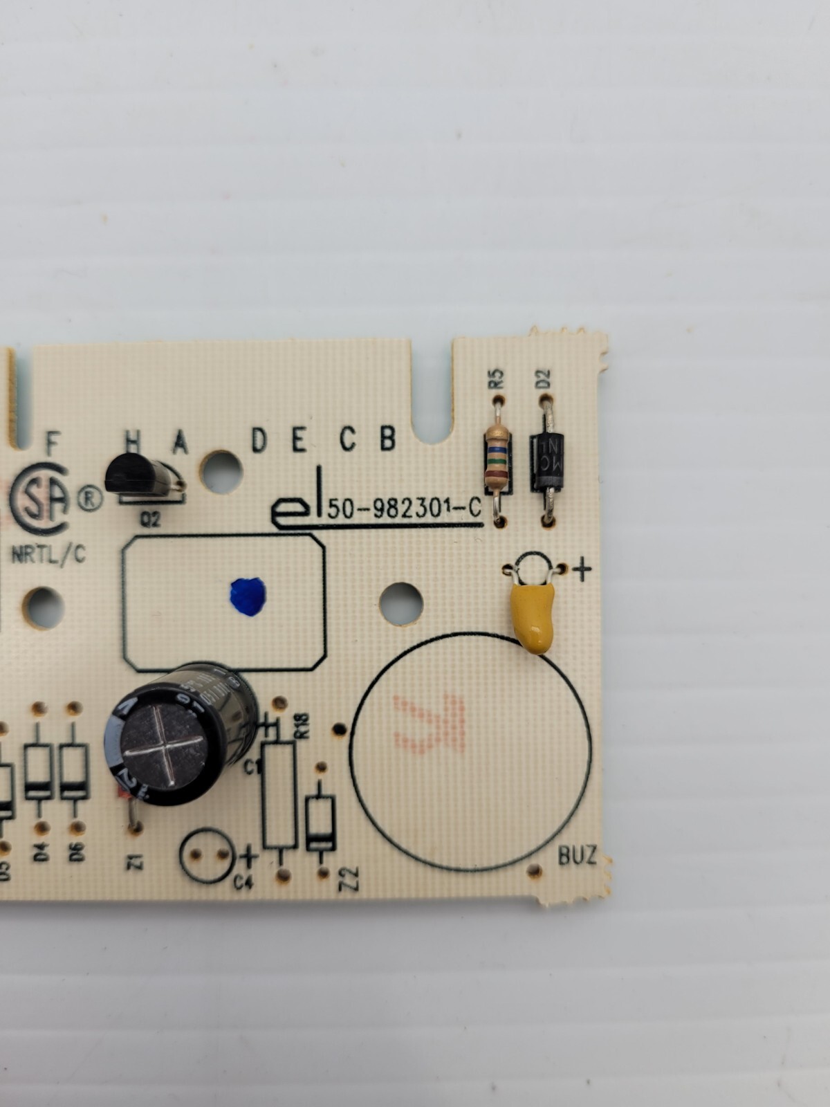 Genuine GE Dryer Dryer Sensor Board part#50-982301-C