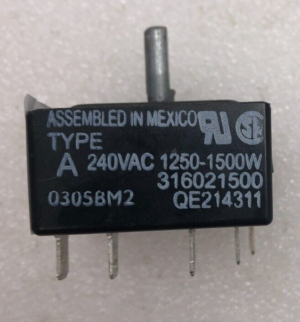 Genuine Frigidaire Kenmore Range Surface Element Switch Part#316021500