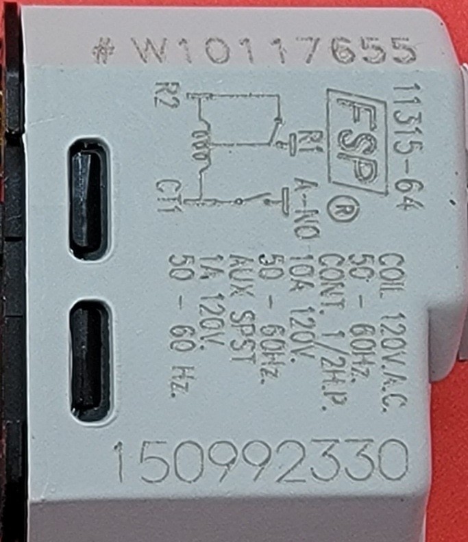 Genuine Dryer Whirlpool Start Switch Part#W10117655