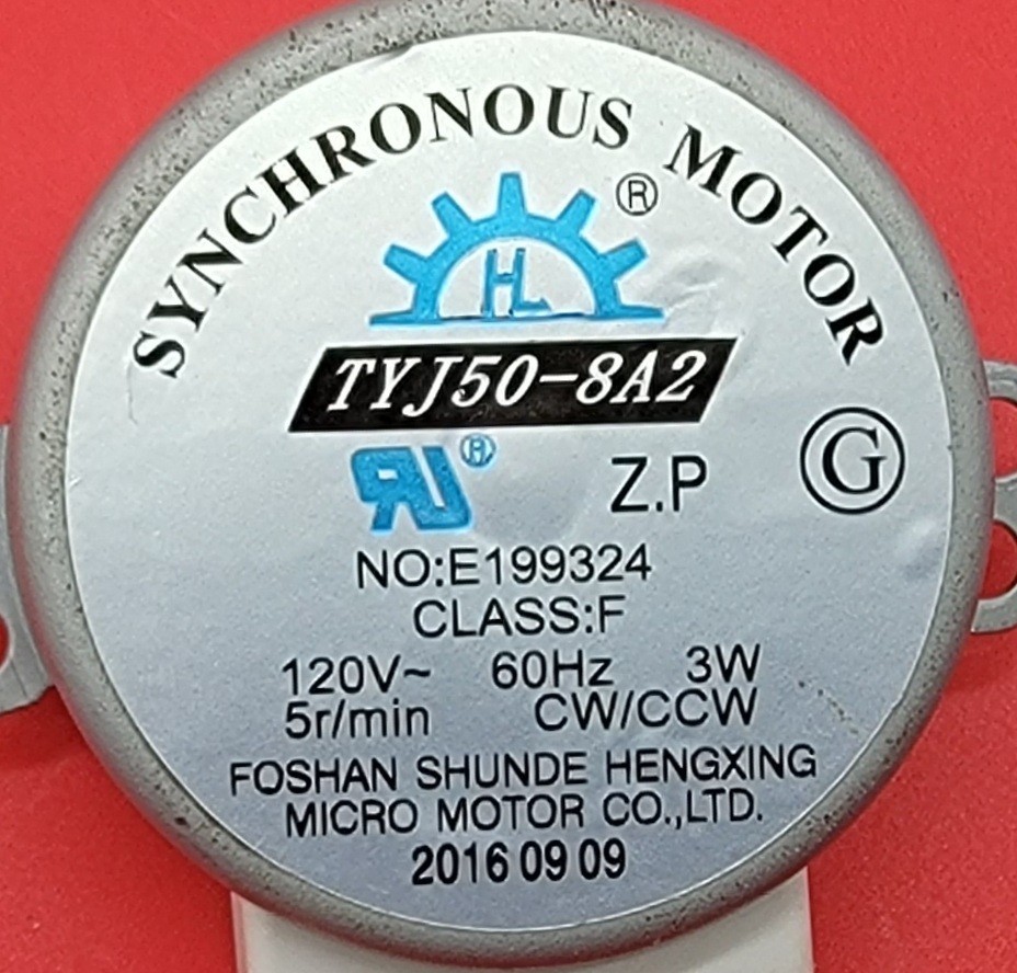 Genuine Microwave Bertazzoni Turntable Motor Part#TYJ50-8A2