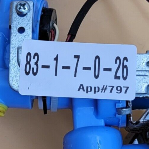 Genuine Refrigerator Kenmore Water Inlet Valve Part#EBD60664501