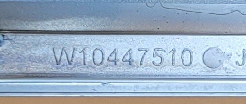 Genuine Refrigerator Whirlpool Glass Shelf Part#W10447510.