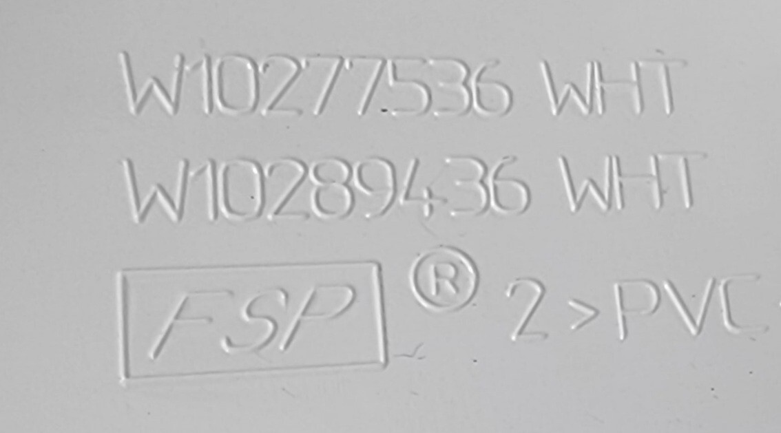 Genuine Washer Whirlpool Control Panel Part#W10277536