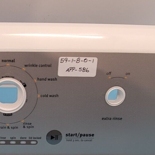 Genuine Washer Maytag Control Panel Part#W10513410