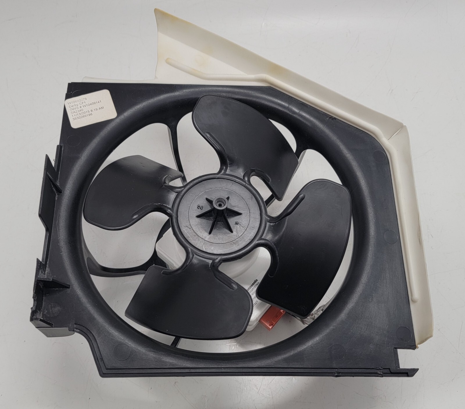 Genuine Refrigerator Kenmore Condenser Fan Motor Part#W10527155