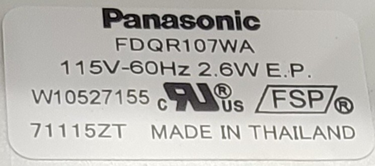 Genuine Refrigerator Kenmore Condenser Fan Motor Part#W10527155