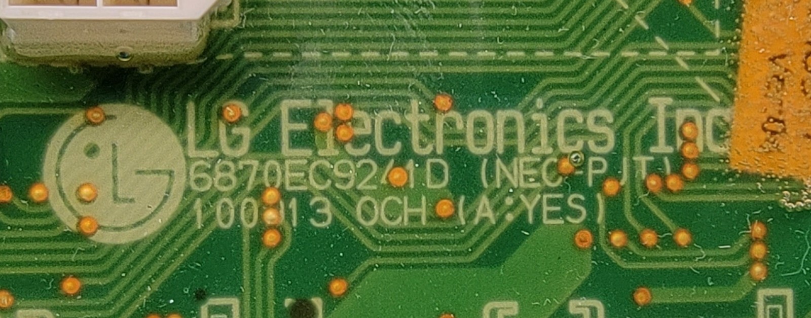 Genuine Dryer LG Control Board Part#EBR33640017