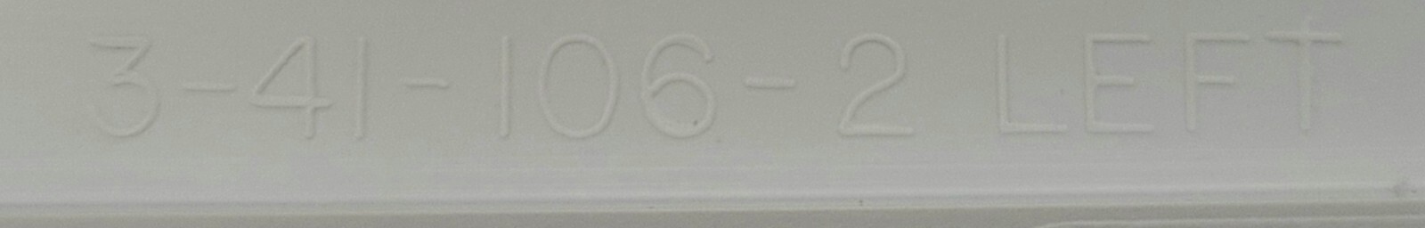 Genuine Refrigerator Sub-Zero Left Glide Part#3-41-106-2