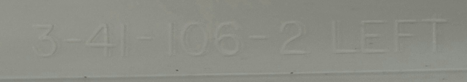 Genuine Refrigerator Sub-Zero Left Glide Part#3-41-106-2