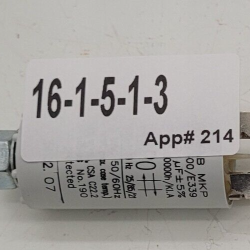 Genuine Oven Viking Capacitor Part#EN 60252-1 PE050247