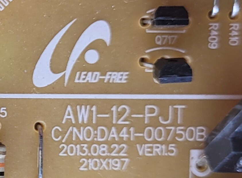 Genuine Refrigerator Samsung Control Board Part#DA92-00384A