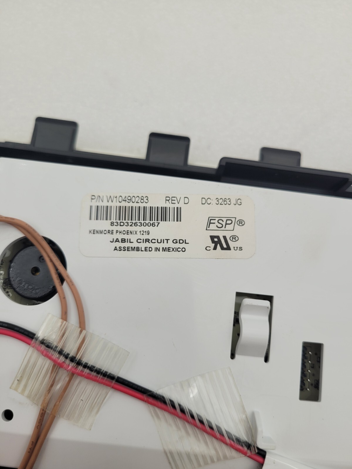 Genuine Kenmore Refrigerator DIspenser Assy. Part#W10490283