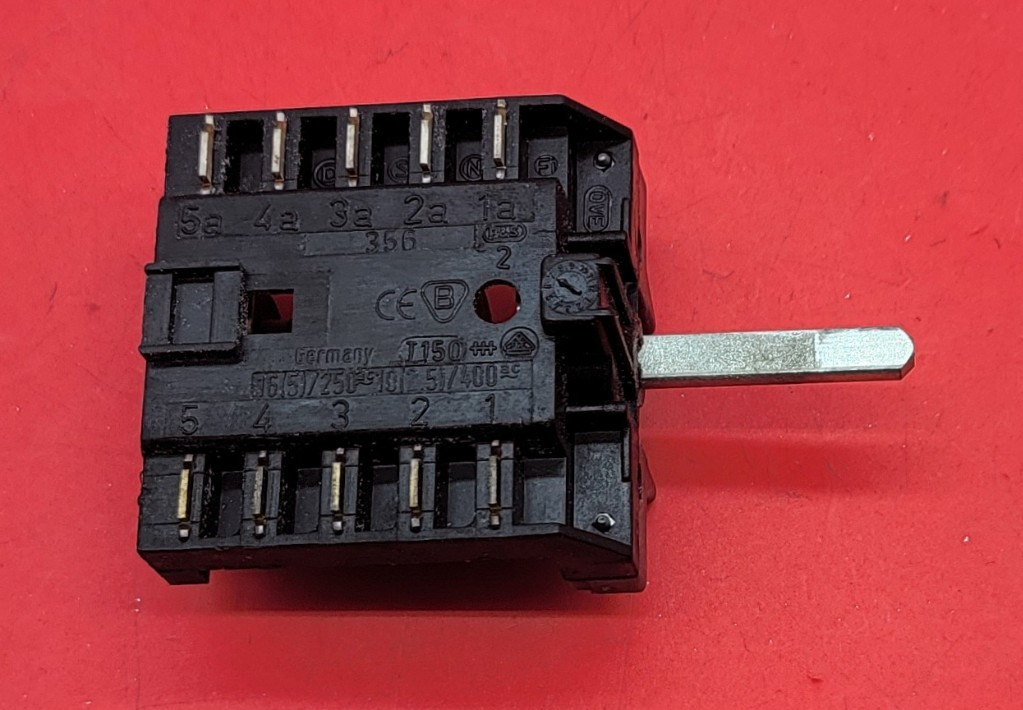 Genuine Double Oven Gaggenau Selector Switch Part#16A(H)T125