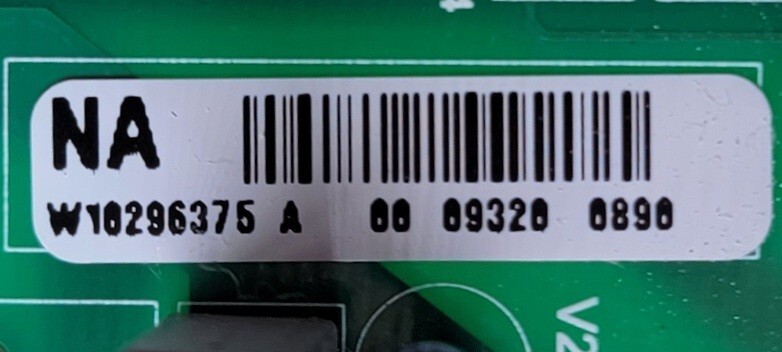 Genuine Dryer Whirlpool Control Board Part#W10296375