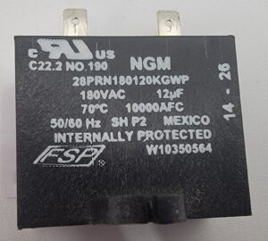 Genuine Refrigerator Jenn-Air Capacitor Part#W10350564