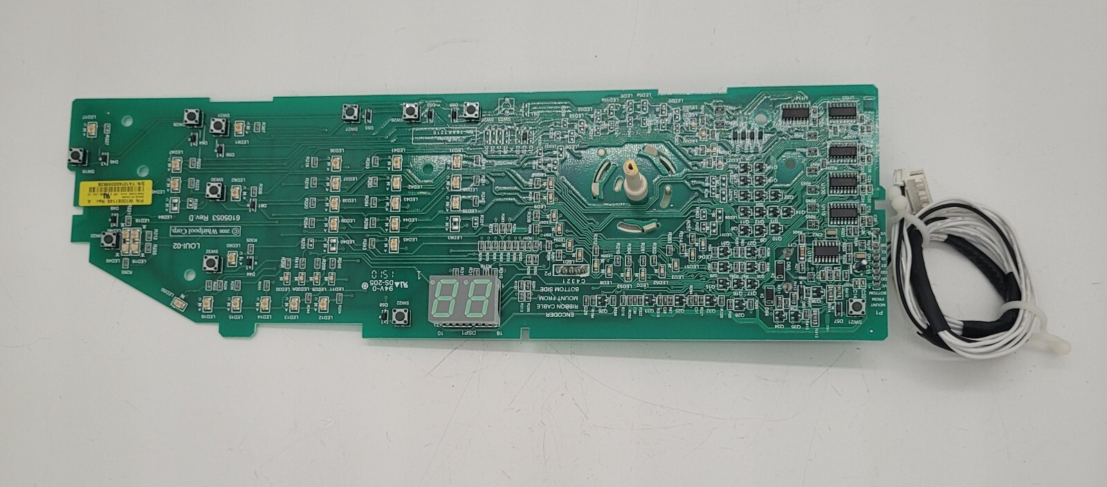 Genuine Washer Whirlpool Control Board Part#W10296457