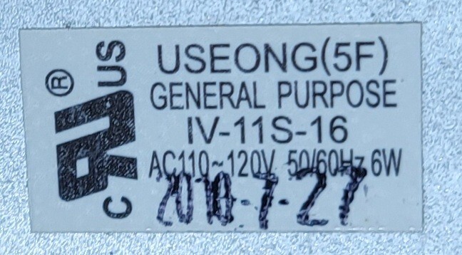 Genuine Dryer LG Water Inlet Valve Part#IV-11S-16