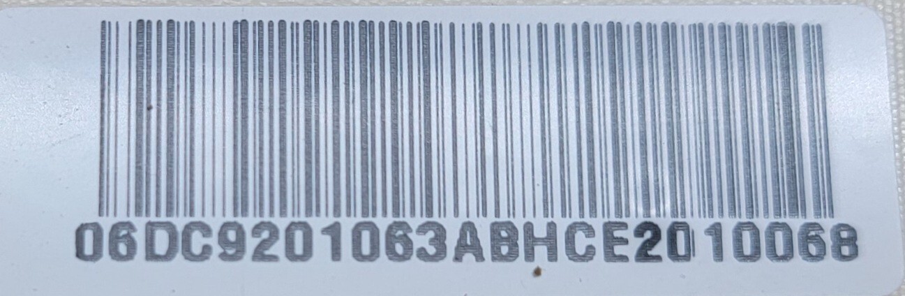 Genuine Washer Samsung Control Board Part#EBR80360710