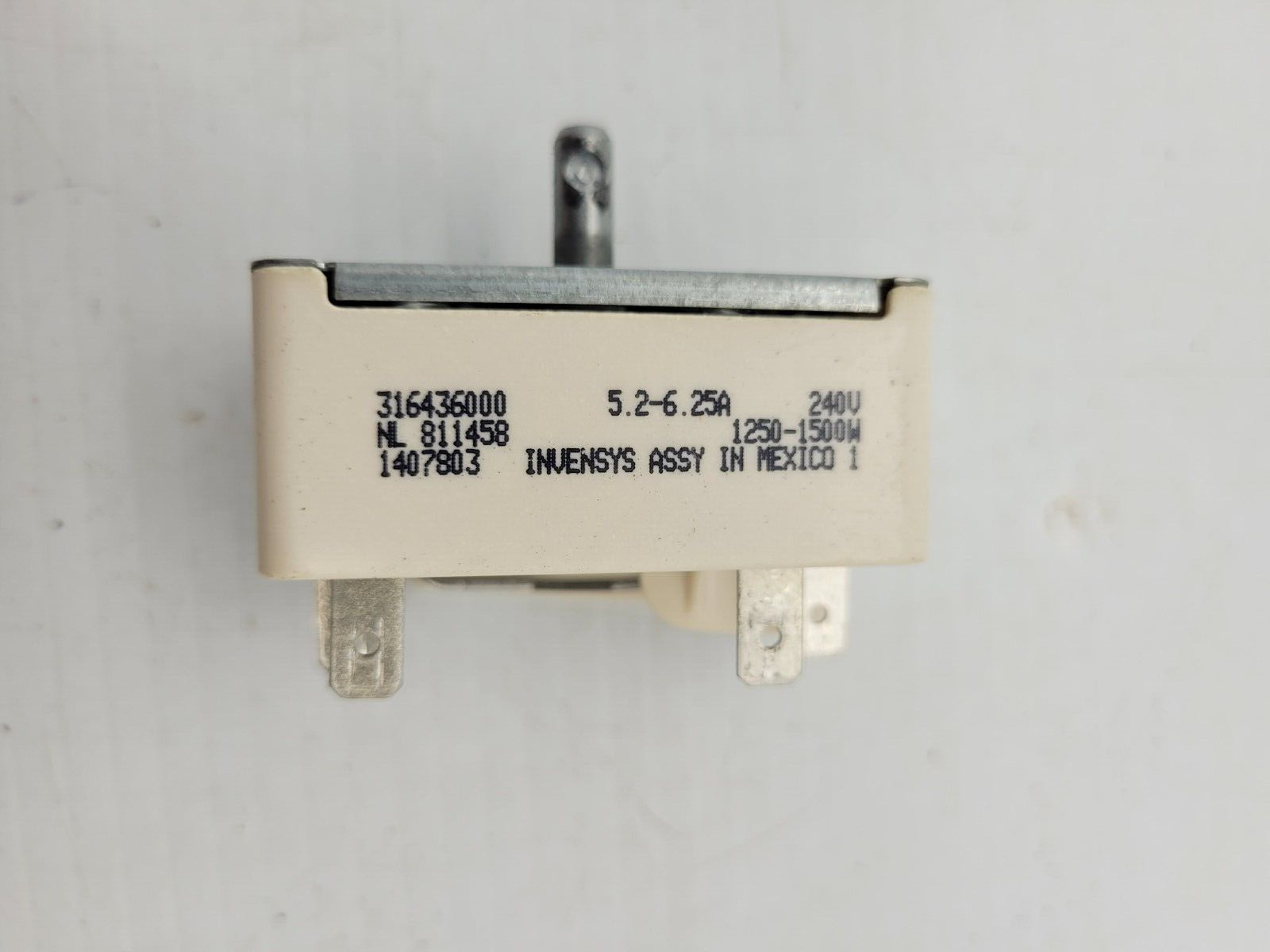 Genuine Frigidaire Range Infinite Switch Part#NL811458