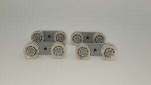 Genuine Dishwasher Viking Basket Rail Wheels Runner Part#174991 174893