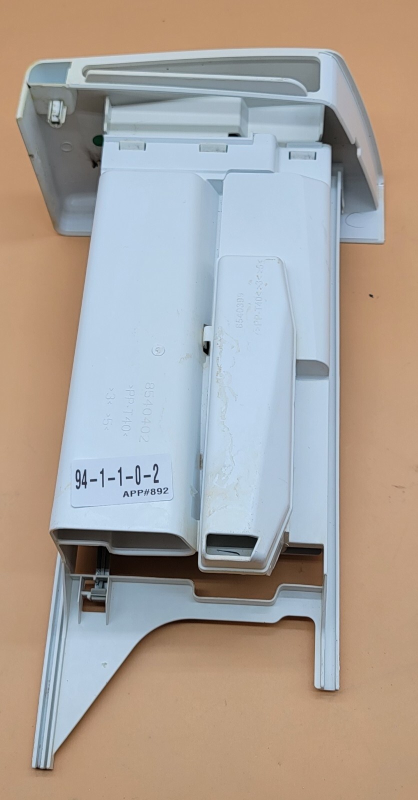 Genuine Dryer Whirlpool Dispenser Drawer Part#8540402
