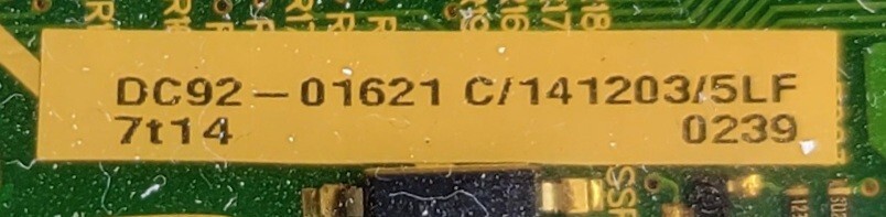 Genuine Washer Samsung Control Board Part#DC92-01621