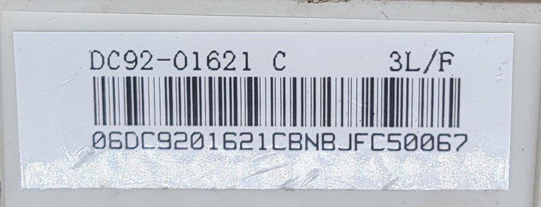 Genuine Washer Samsung Control Board Part#DC92-01621