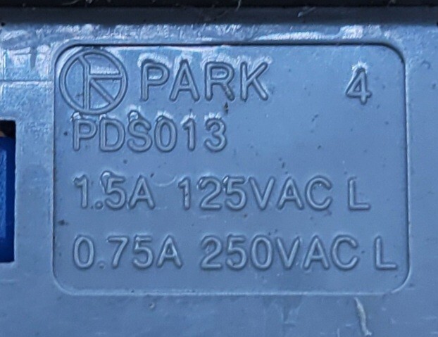 Genuine Refrigerator LG Push Button Switch Part#PDS013
