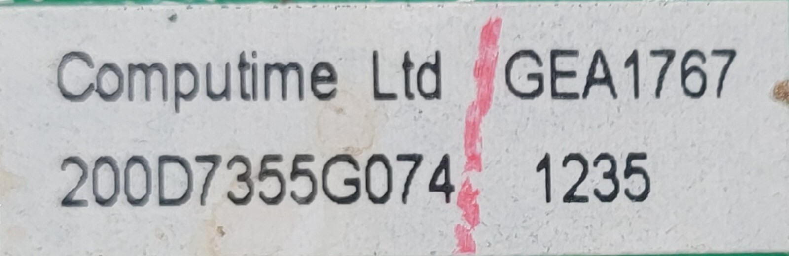Genuine Refrigerator GE Control Board Part#200D7355G074