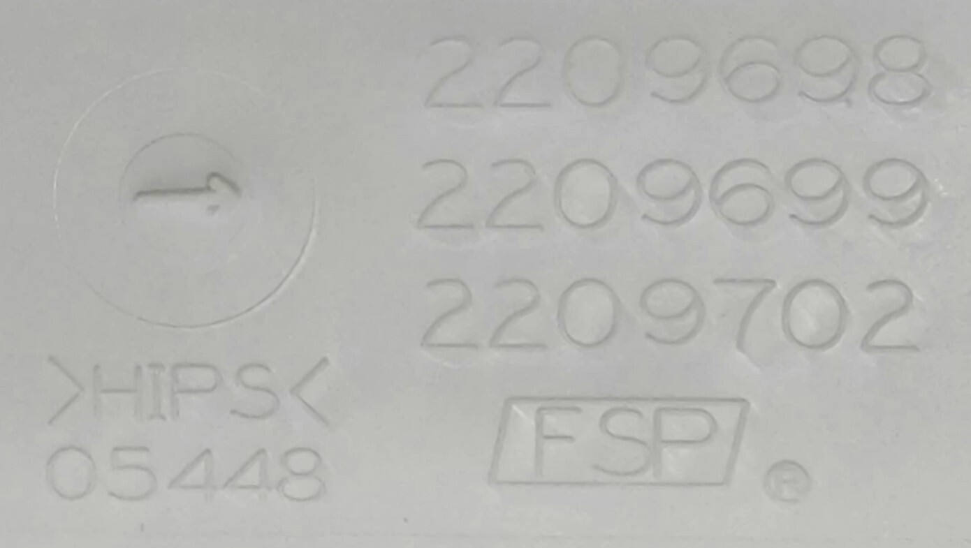 Genuine Refrigerator Kenmore Glass Shelf Part#2209698 2209699