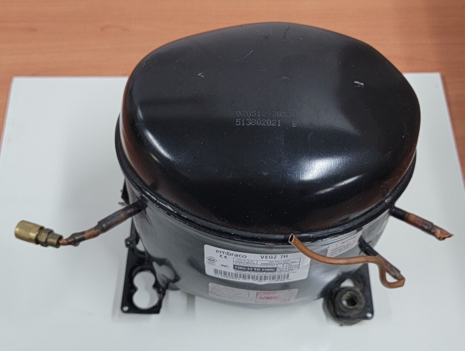 Genuine Refrigerator Whirlpool Compressor Part#513802021 VEGZ7H