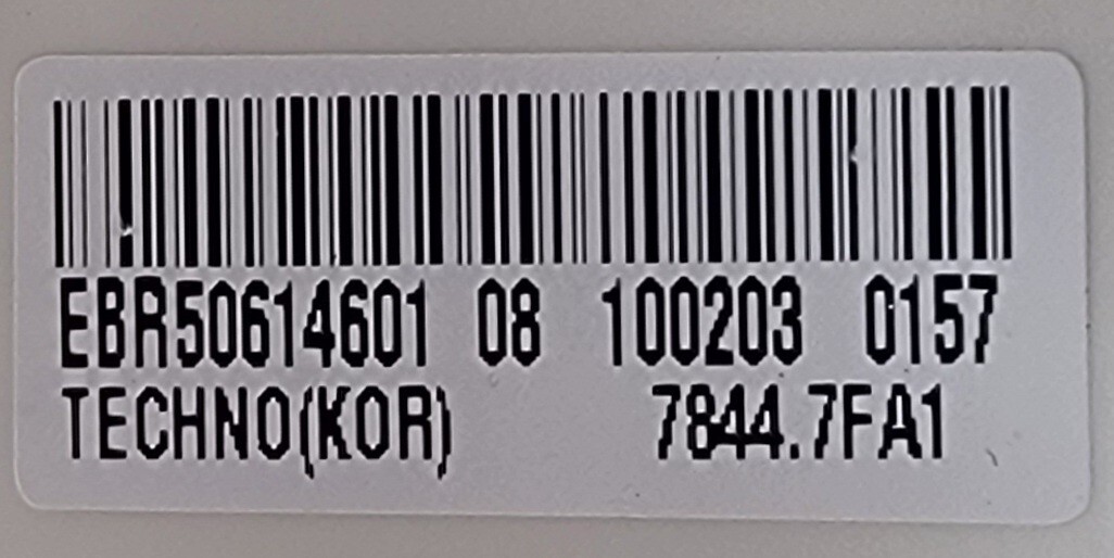 Genuine Washer LG Control Board Part#EBR50614601