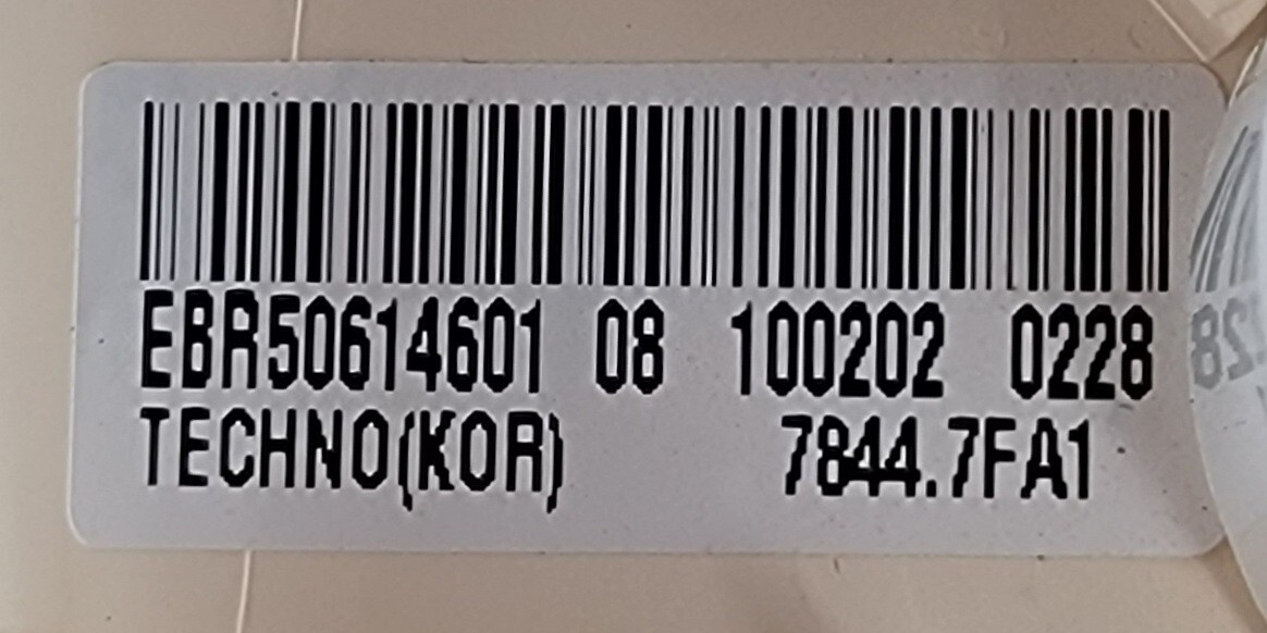 Genuine Washer LG Control Board Part#EBR50614601