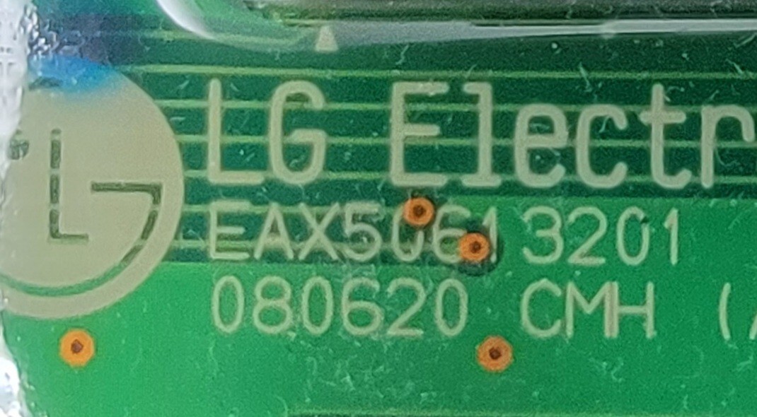 Genuine Washer LG Control Board Part#EBR50614601