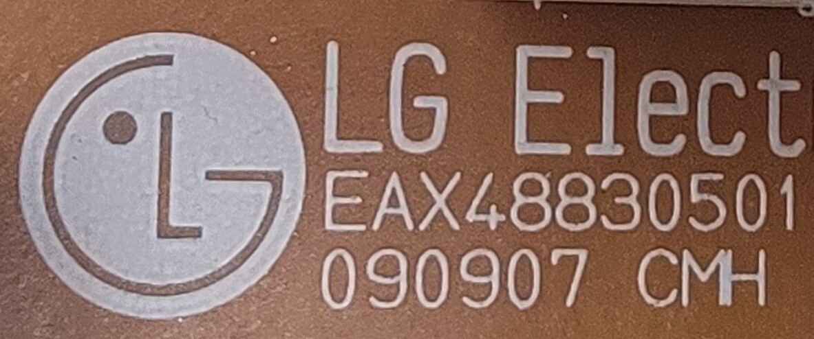 Genuine Washer LG Control Board Part#EBR50614601