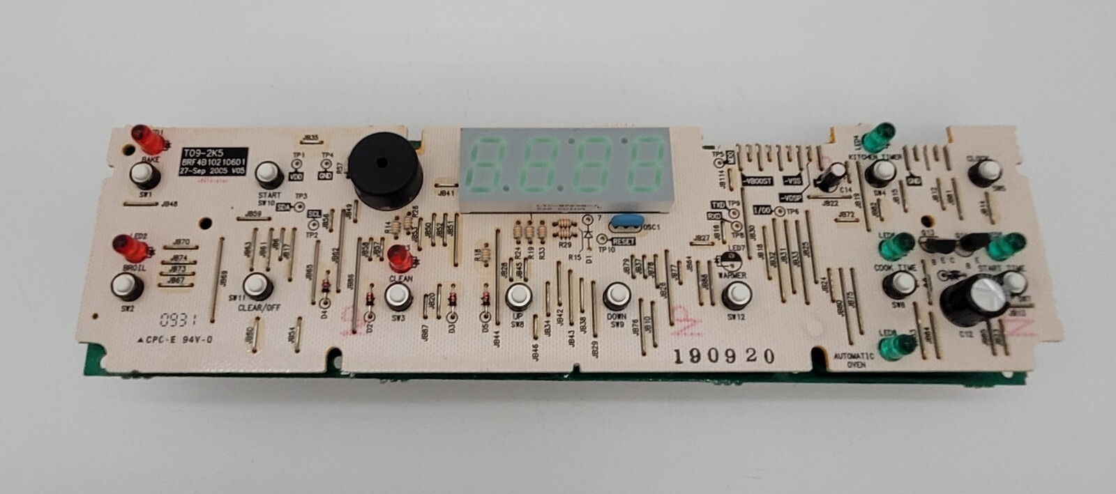 Genuine Stove GE Control Board Part#WB27K10202 183D9935P002