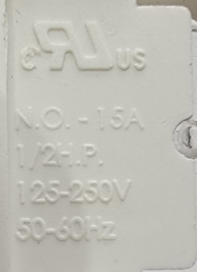 Genuine Dryer GE Start Switch Part#248C1052P002