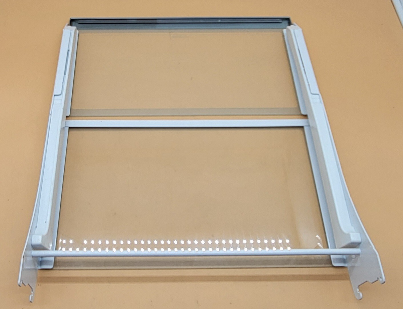 Genuine Refrigerator Whirlpool Sliding Glass Shelf Part#W10387814