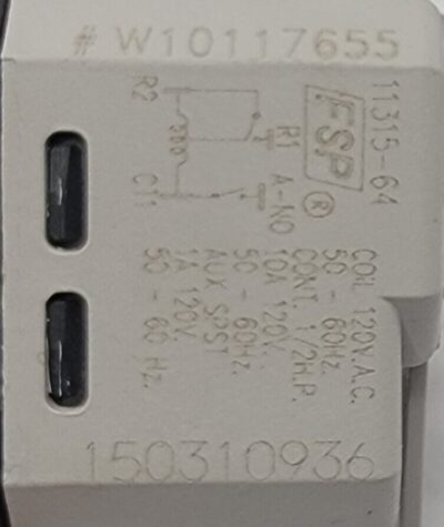 Genuine Dryer Maytag Start Switch Part#W10117655 - Image 4