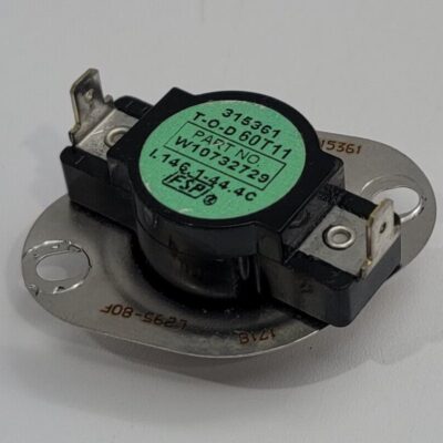 Genuine Dryer Whirlpool Thermostat Part#W10732729