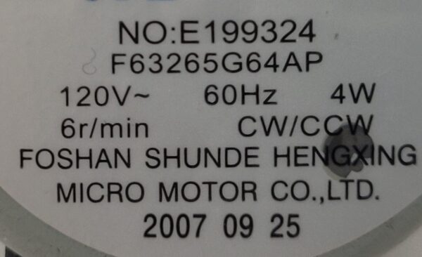 Genuine Microwave Thermador Turntable Motor Part#00641859 F63265G64AP - Image 5