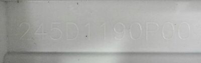 Genuine Refrigerator GE Crisper Drawer Panel Holder Part#245D1190P001 - Image 4